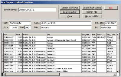 Importing - Title Source Upload Function