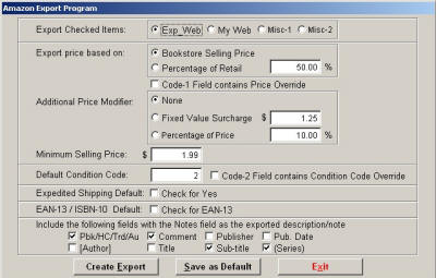 Web Export - Amazon Export Program
